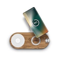 LAMPADA DIMMERABILE CON CARICATORE WIRELESS 15W